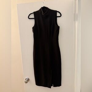 White House Black Market Black Midi Dress